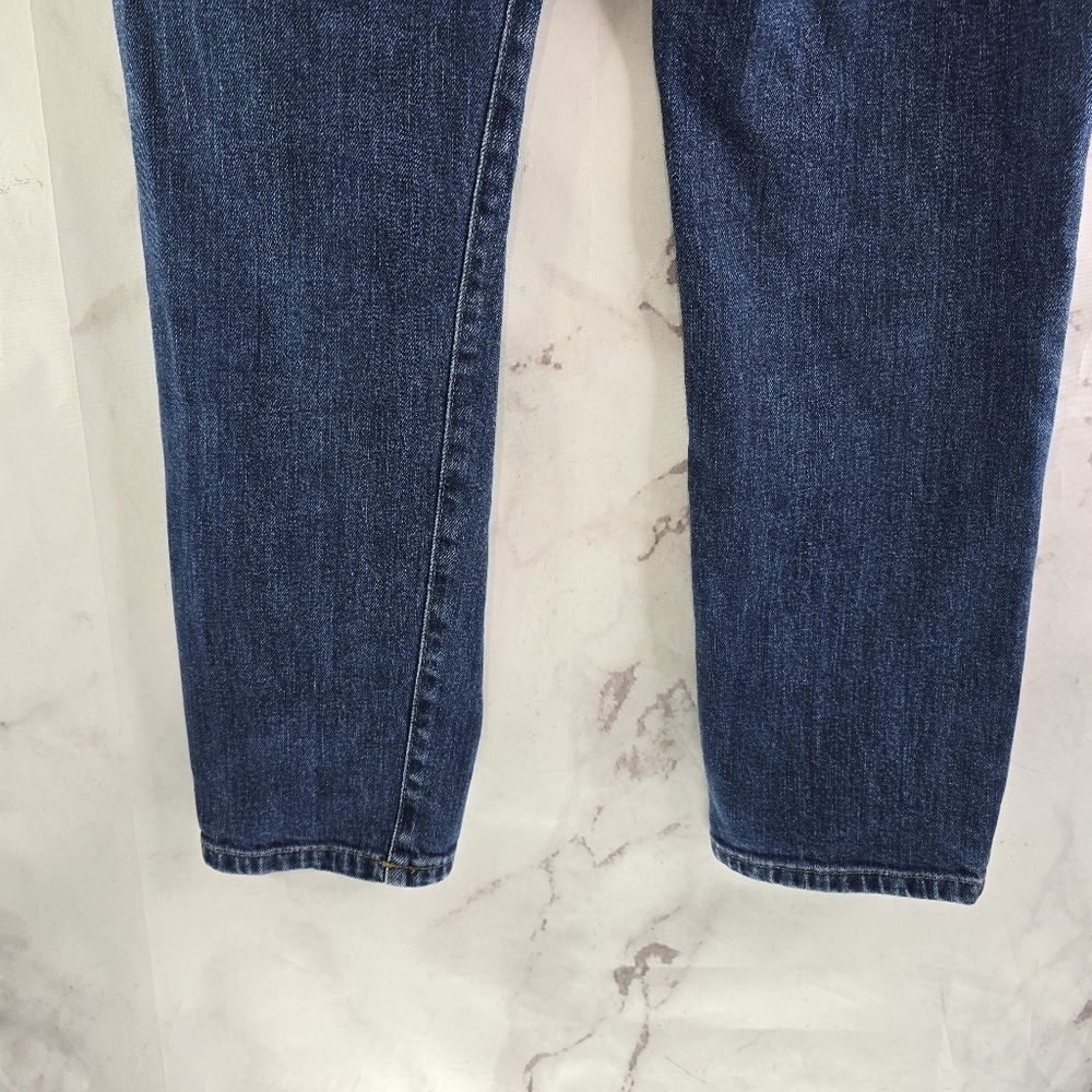 Marine Layer Jeans Womens 27 Vintage Straight Dark Wash Denim High Rise Stretch - Picture 8 of 10